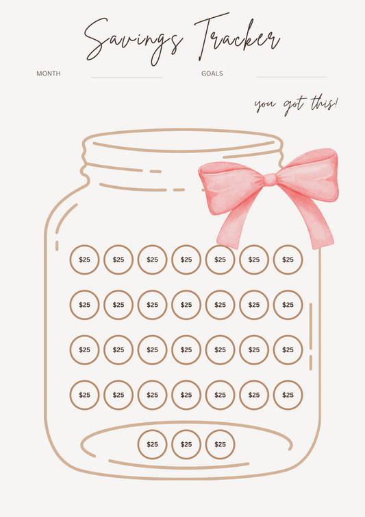 Savings Tracker
